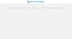 Desktop Screenshot of openhandsetmagazine.com